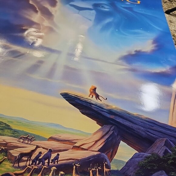 THE LION KING (1994) 2 Sided Original Movie Theate Poster ROLLED 27” x 40” 90’s - Picture 11 of 16